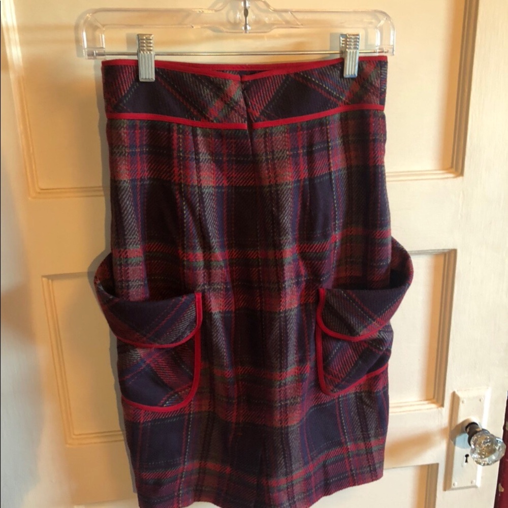 Anthropologie plaid skirt - Picture 3 of 3